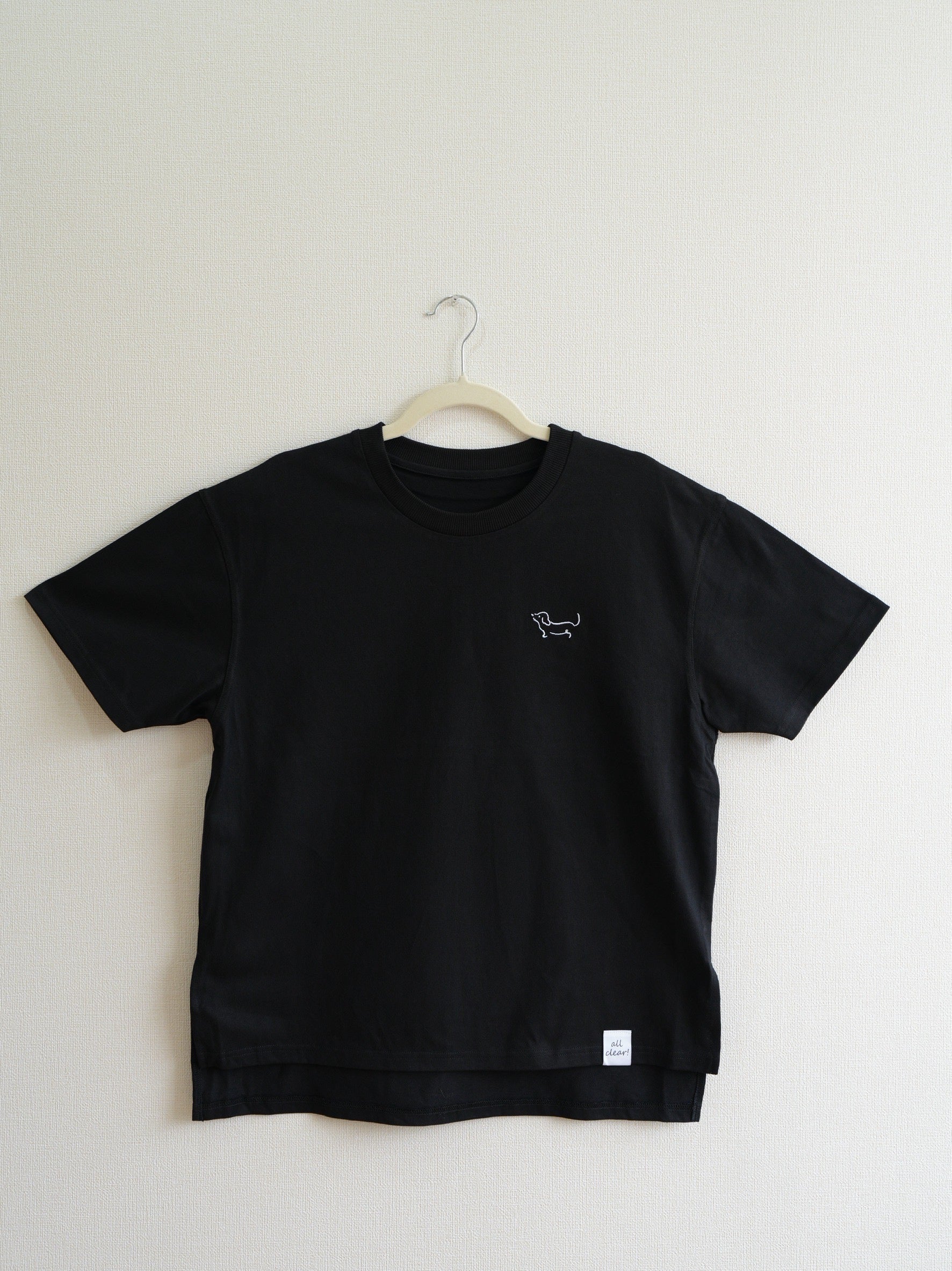 DOGミニ刺繍Tシャツ(ダックスフンド) – All Clear!
