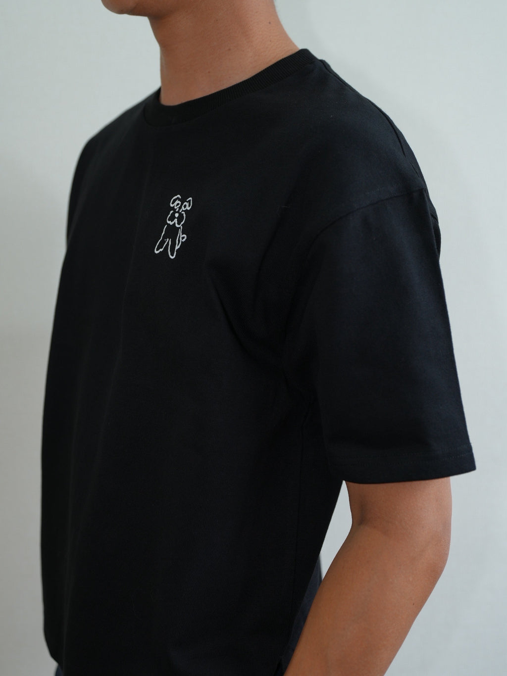 DOGミニ刺繍Tシャツ(シュナウザー)