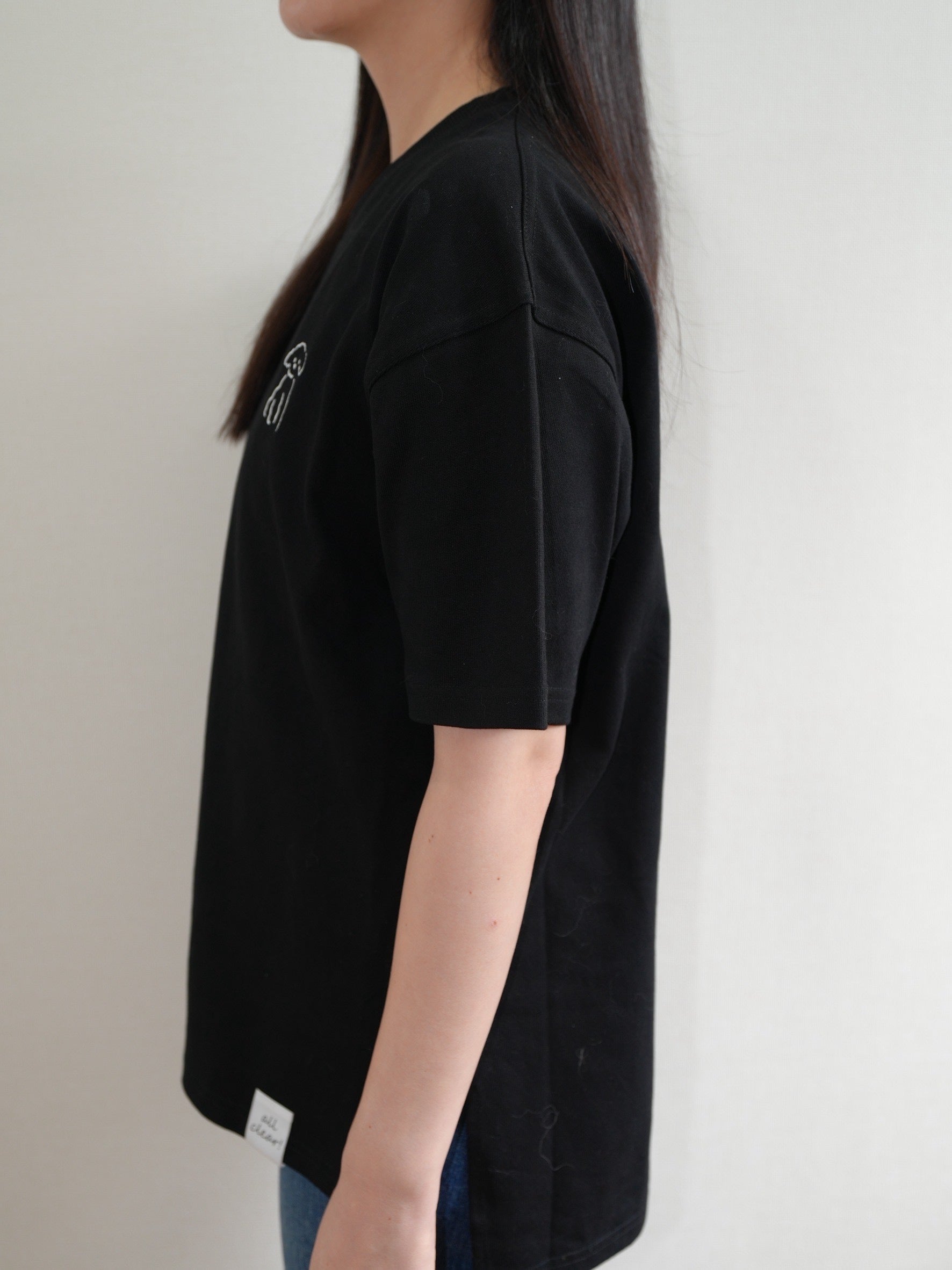 DOGミニ刺繍Tシャツ(シュナウザー)