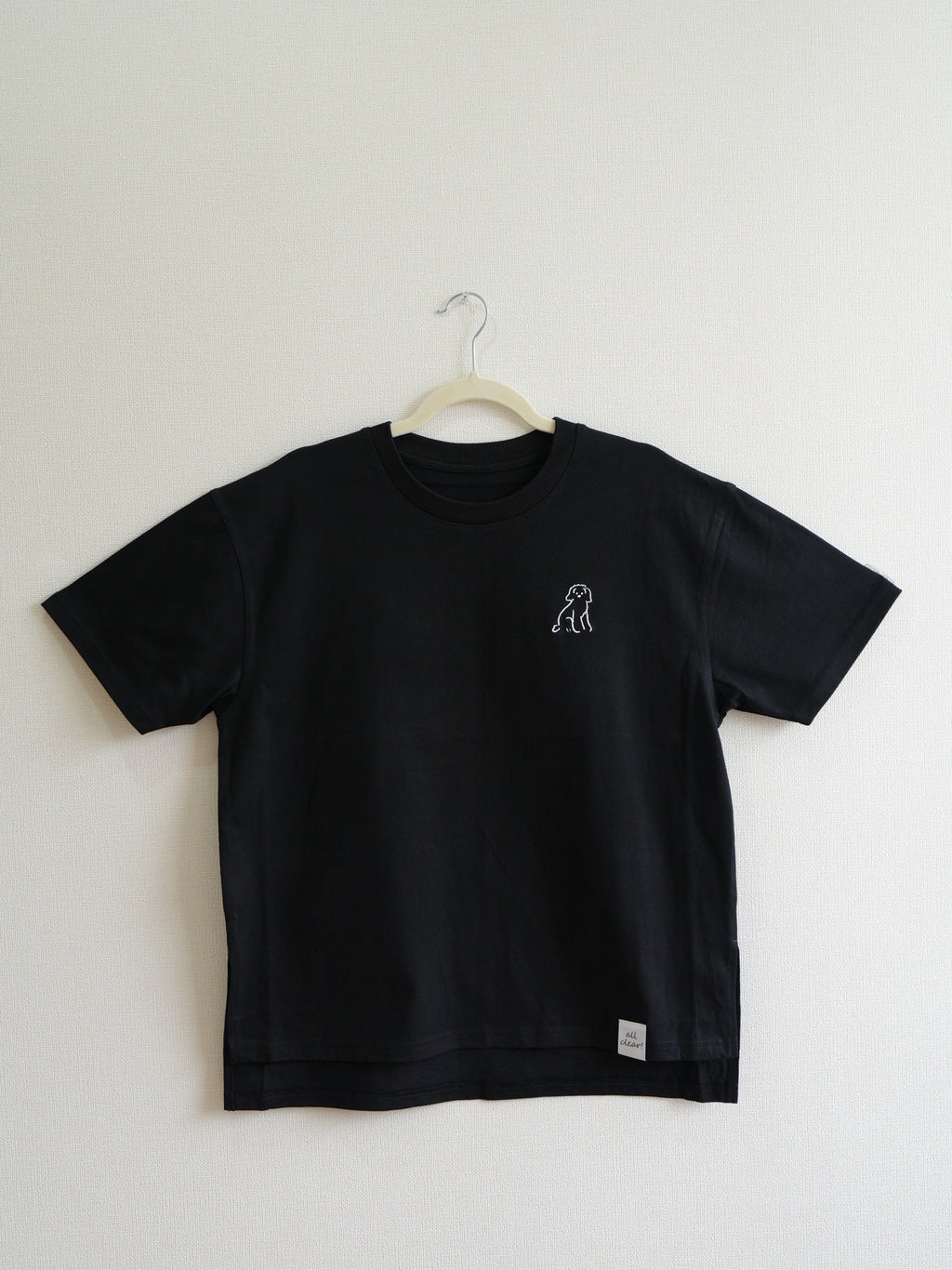 DOGミニ刺繍Tシャツ(ドゥードル)