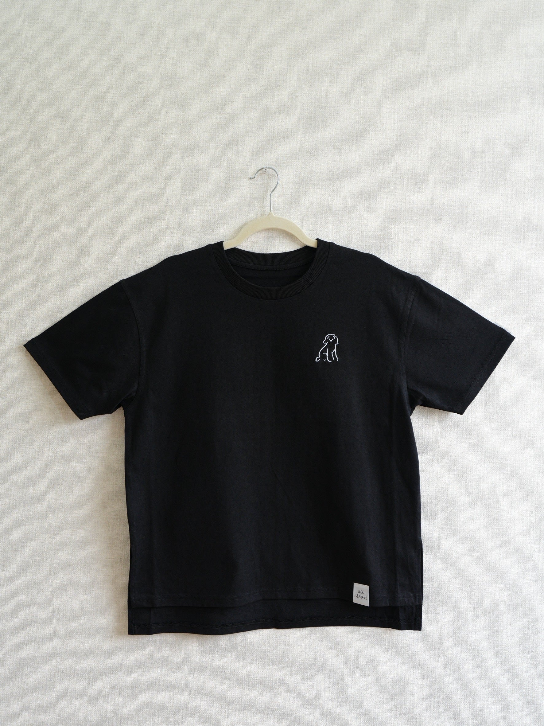DOGミニ刺繍Tシャツ(ドゥードル)