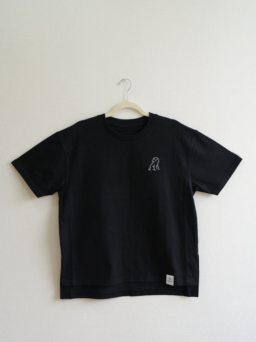 DOGミニ刺繍Tシャツ(ドゥードル)