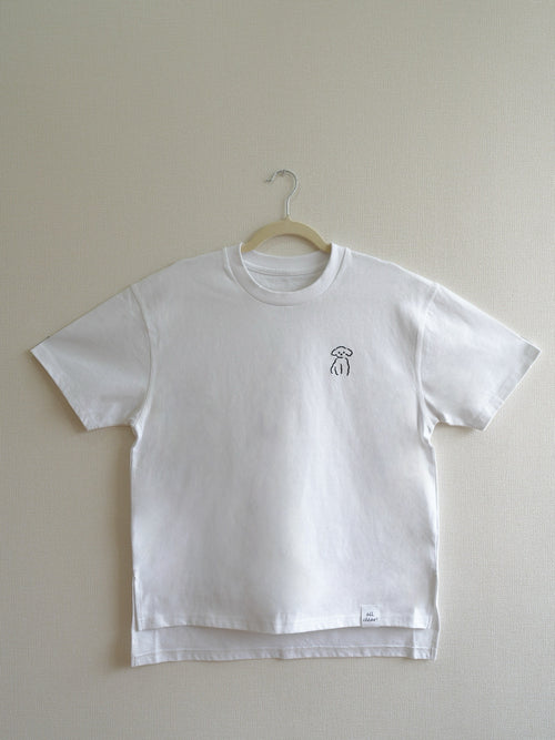 DOGミニ刺繍Tシャツ(プードル)