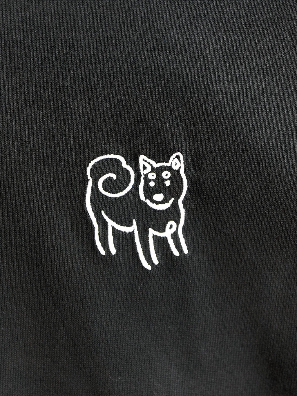 DOGミニ刺繍Tシャツ(柴犬)