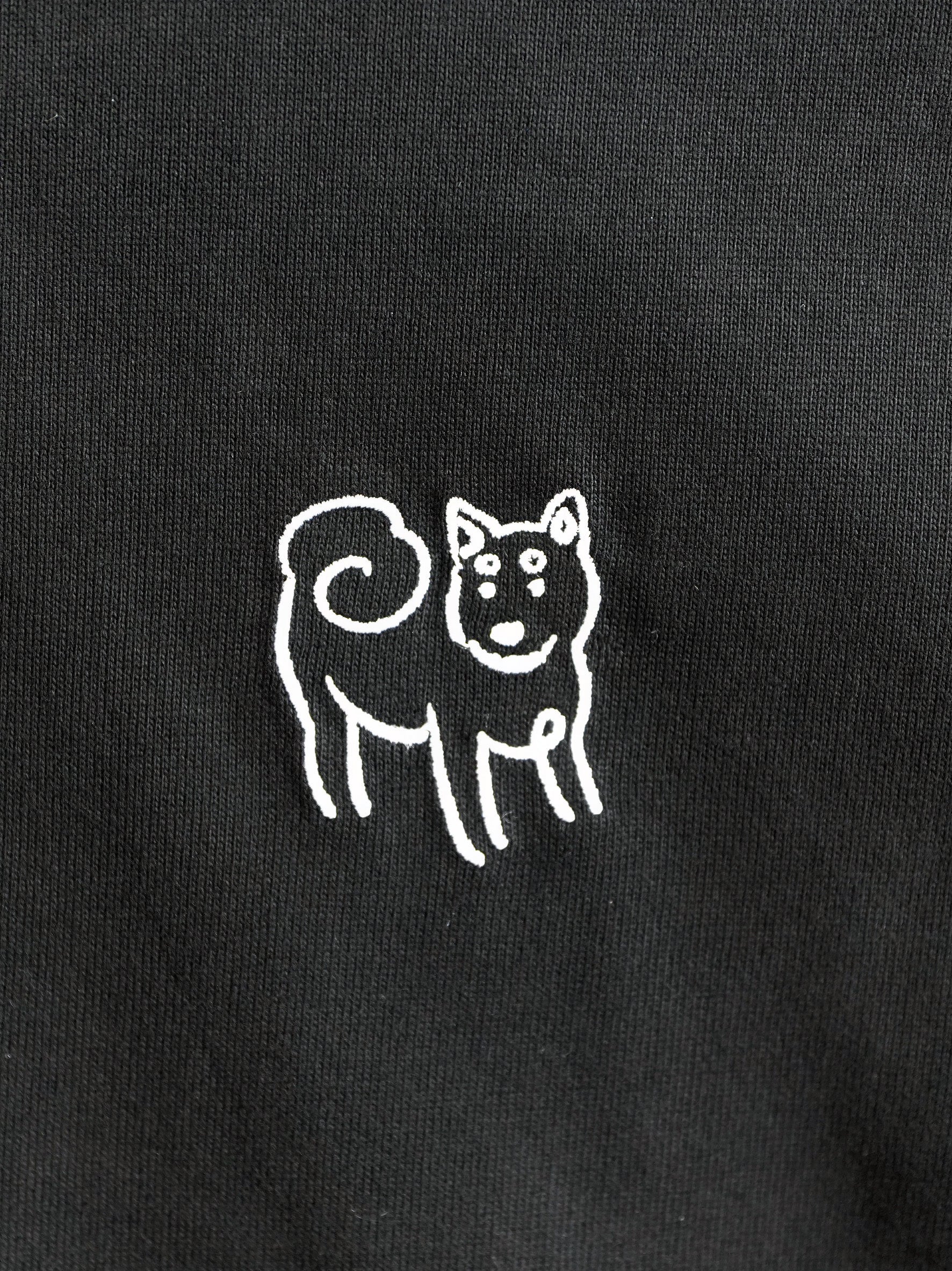 DOGミニ刺繍Tシャツ(柴犬)
