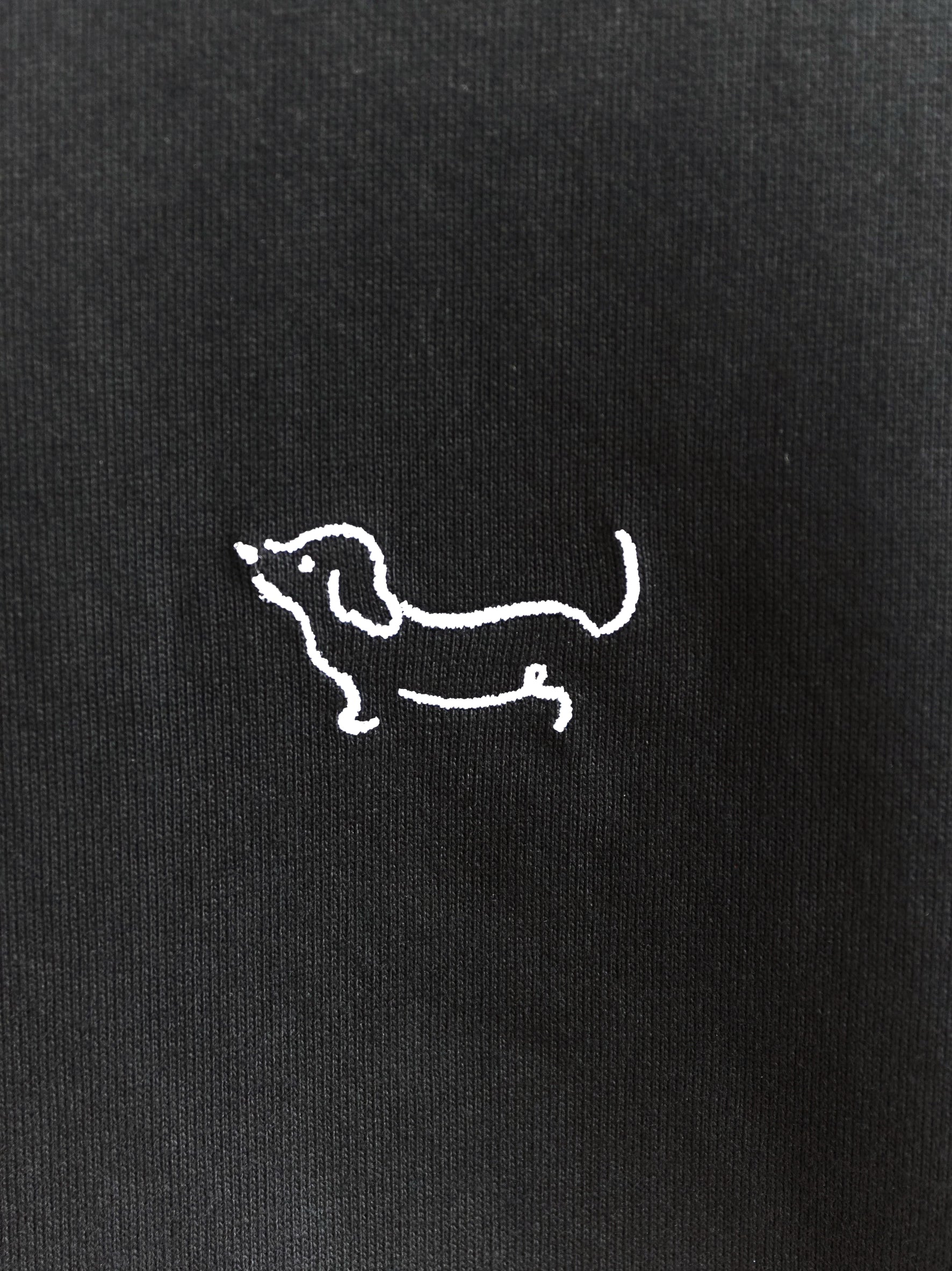 DOGミニ刺繍Tシャツ(ダックスフンド)