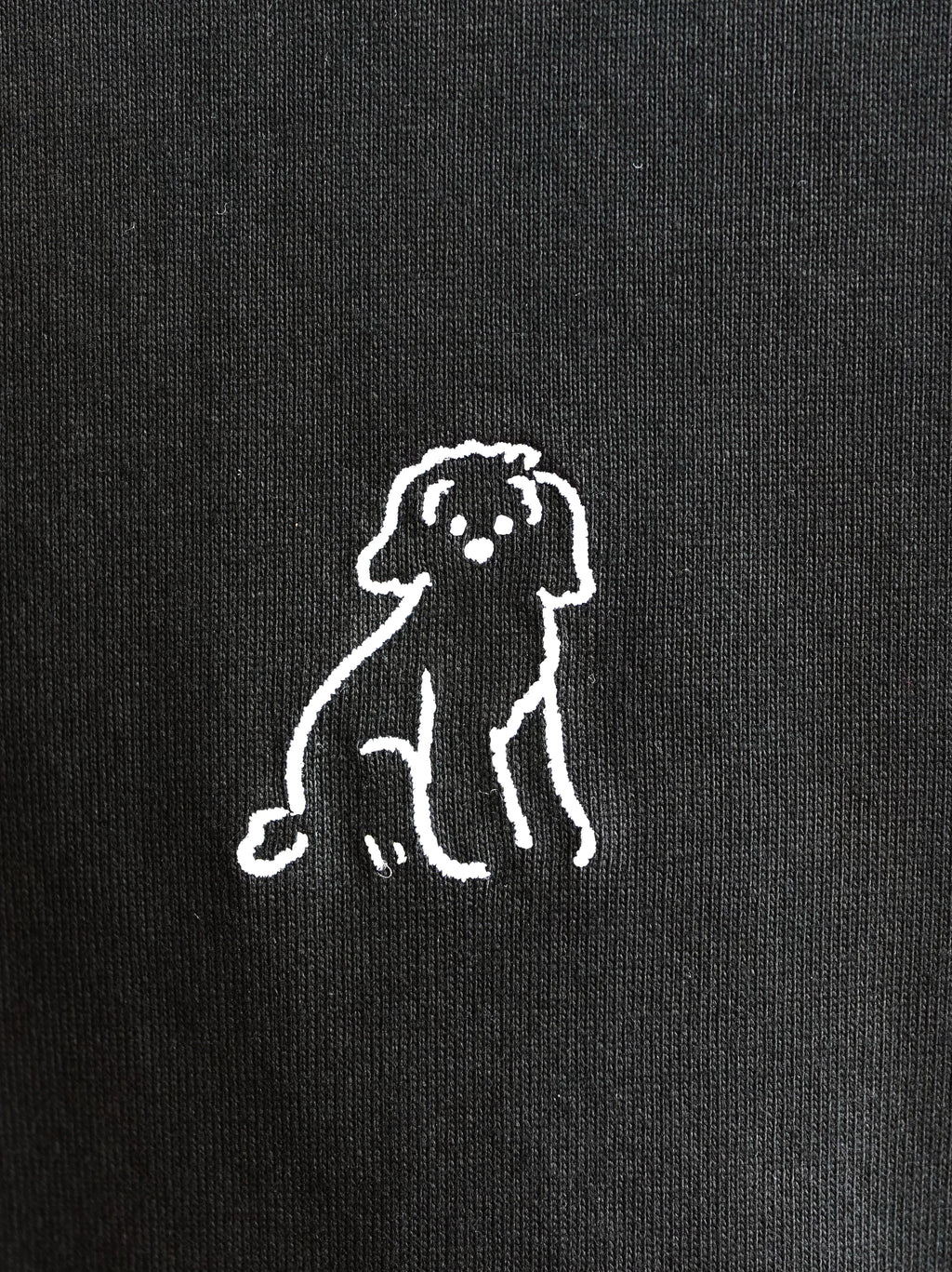 DOGミニ刺繍Tシャツ(ドゥードル)