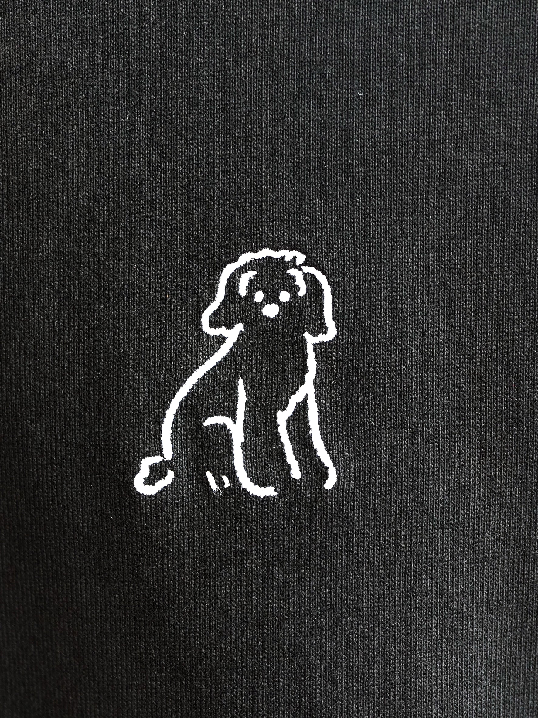 DOGミニ刺繍Tシャツ(ドゥードル)