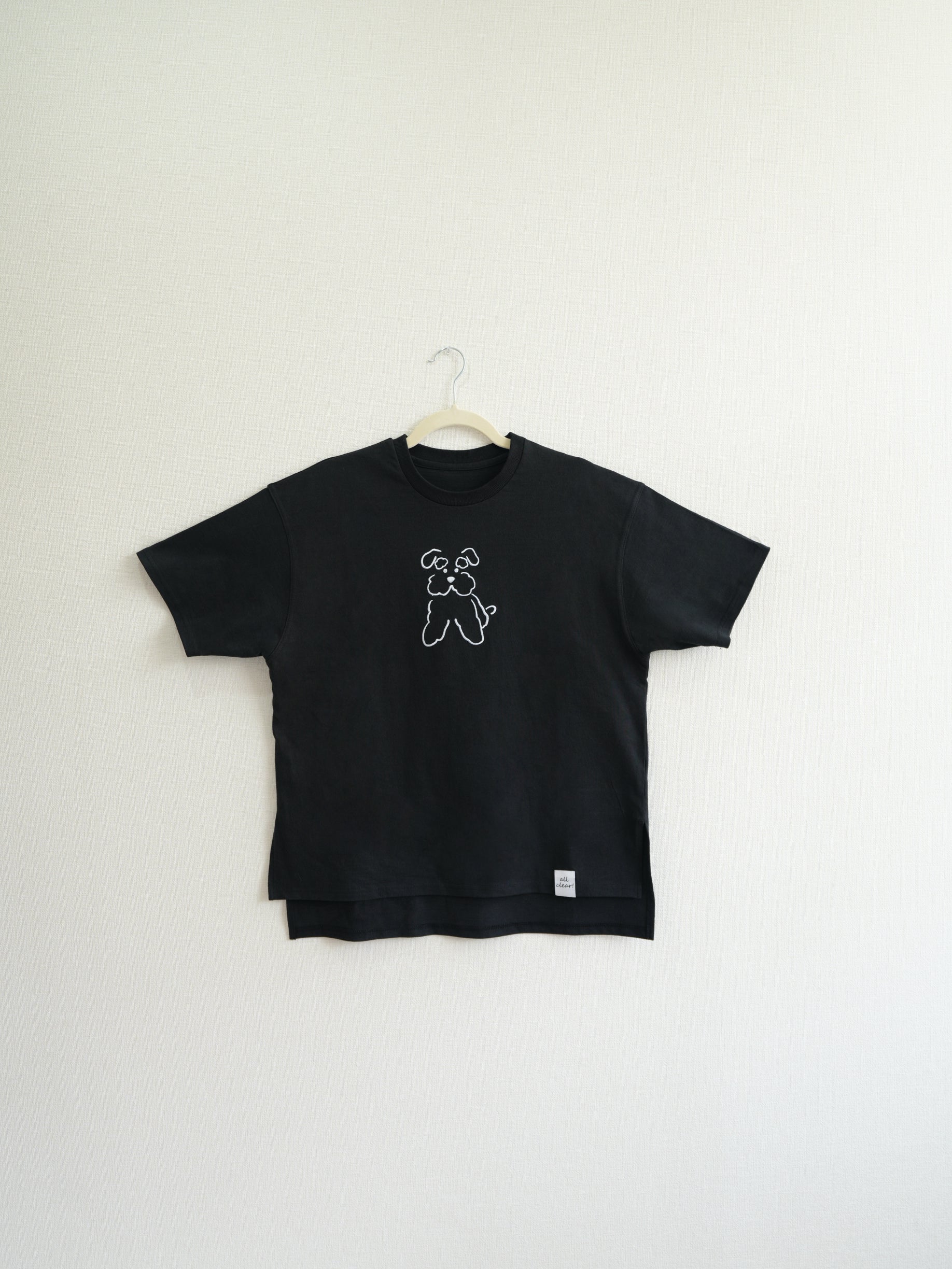 DOG刺繍Tシャツ(シュナウザー)