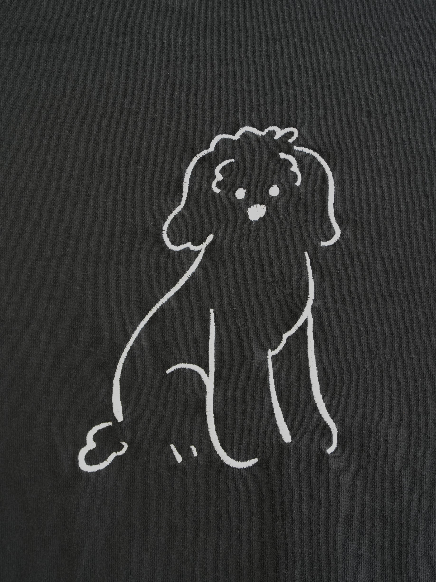 DOG刺繍Tシャツ(ドゥードル)