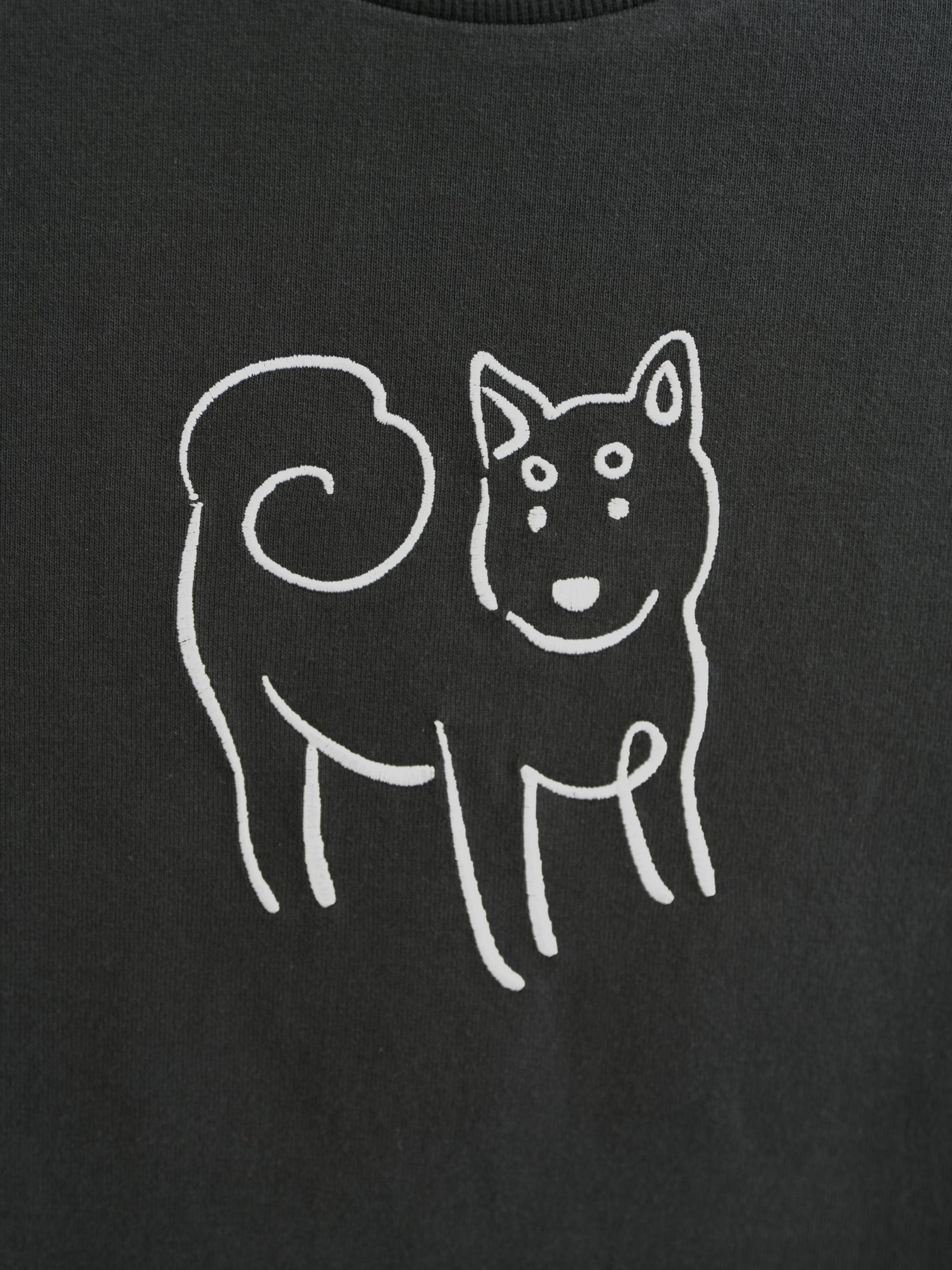 DOG刺繍Tシャツ(柴)