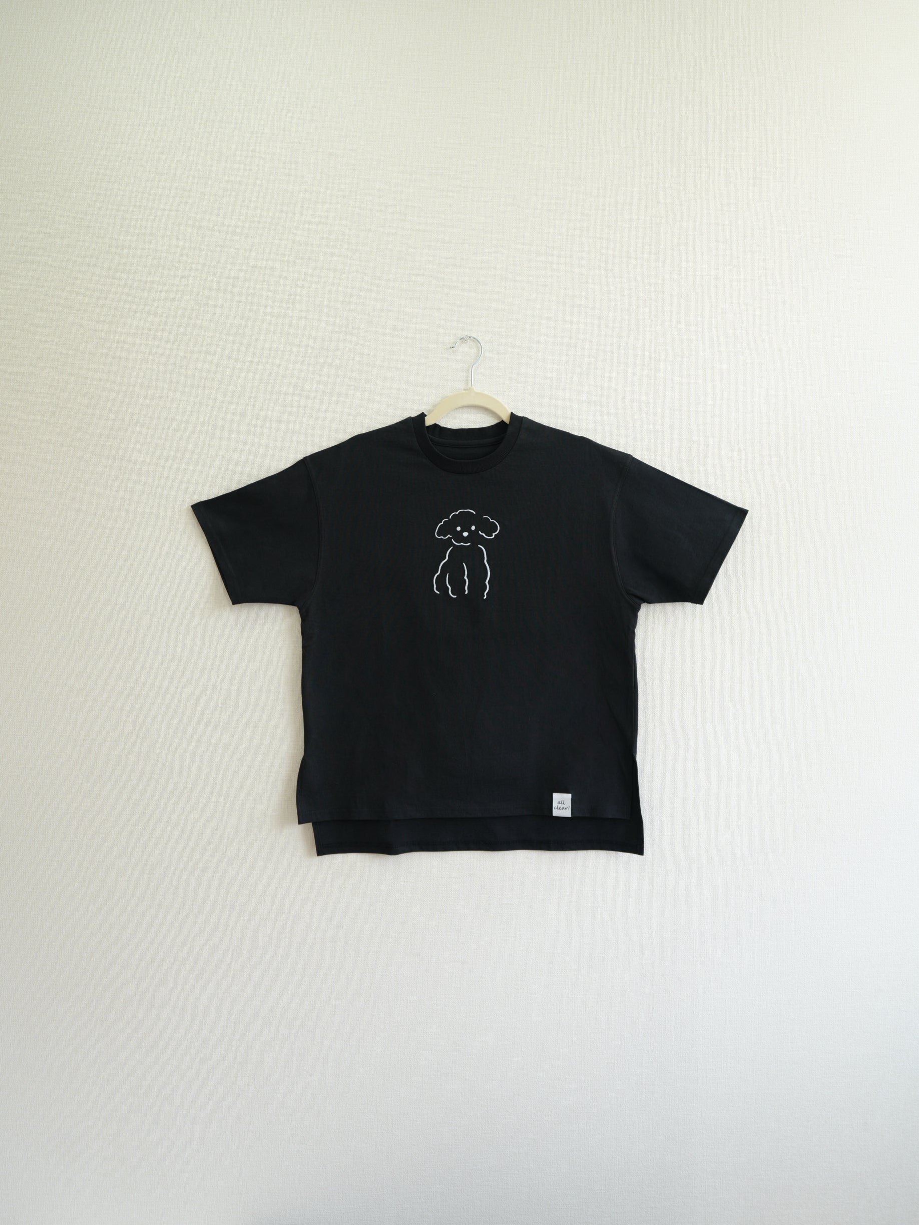 DOG刺繍Tシャツ(プードル)