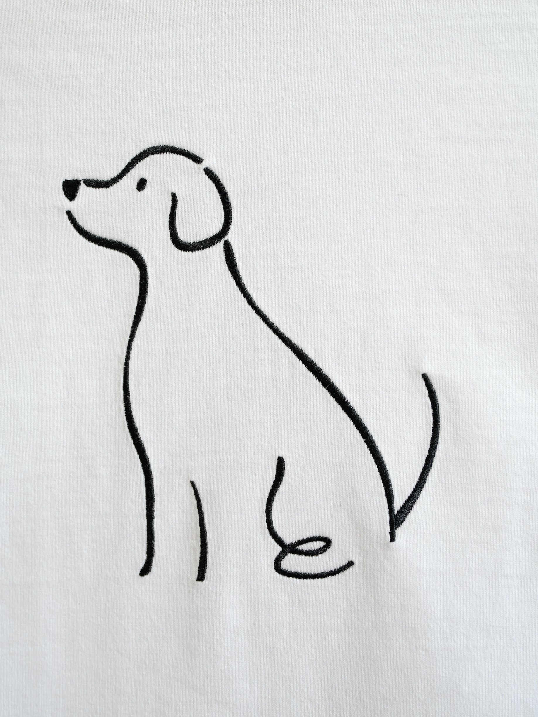 DOG刺繍Tシャツ(レトリバー)