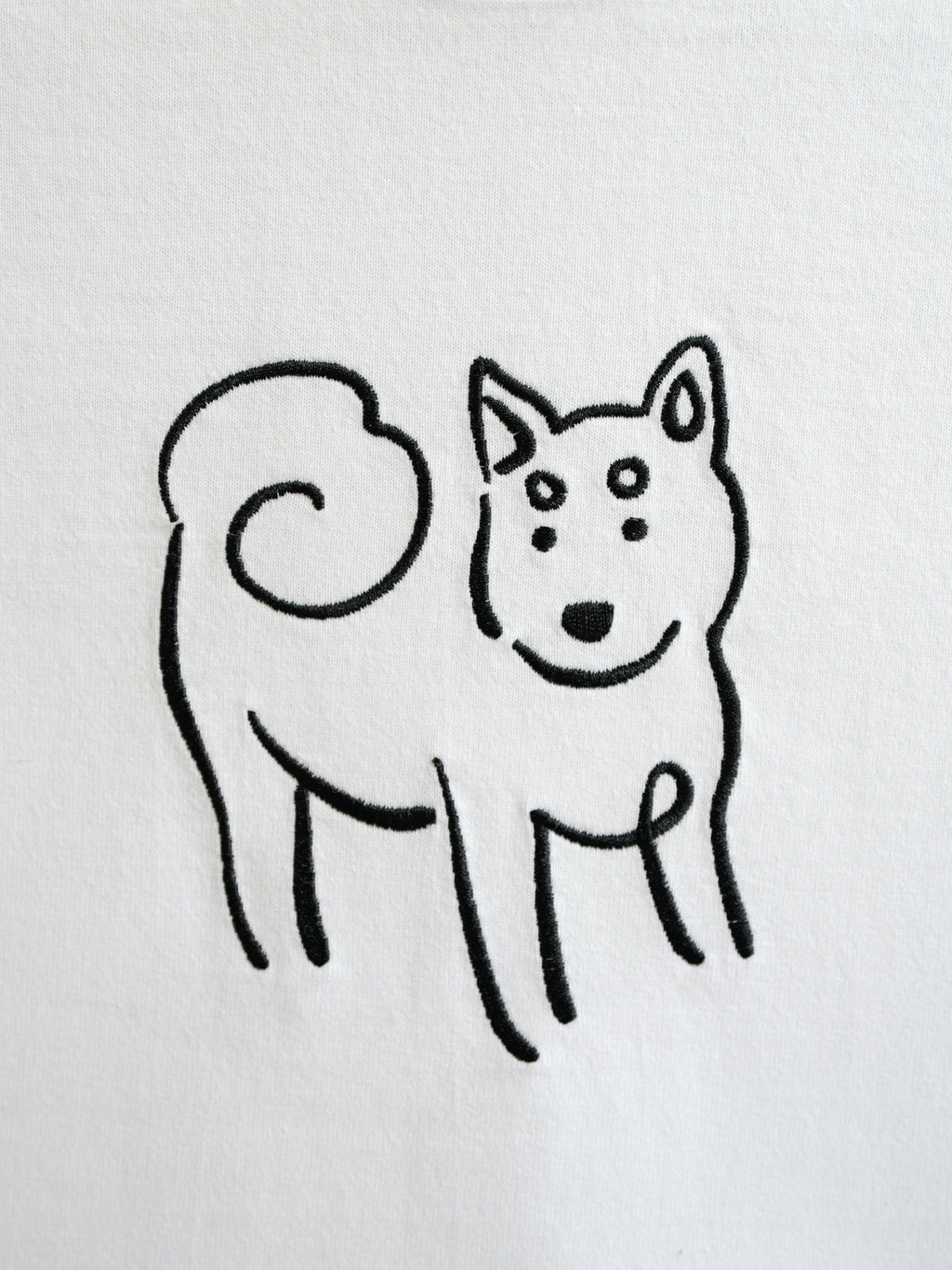 DOG刺繍Tシャツ(柴)