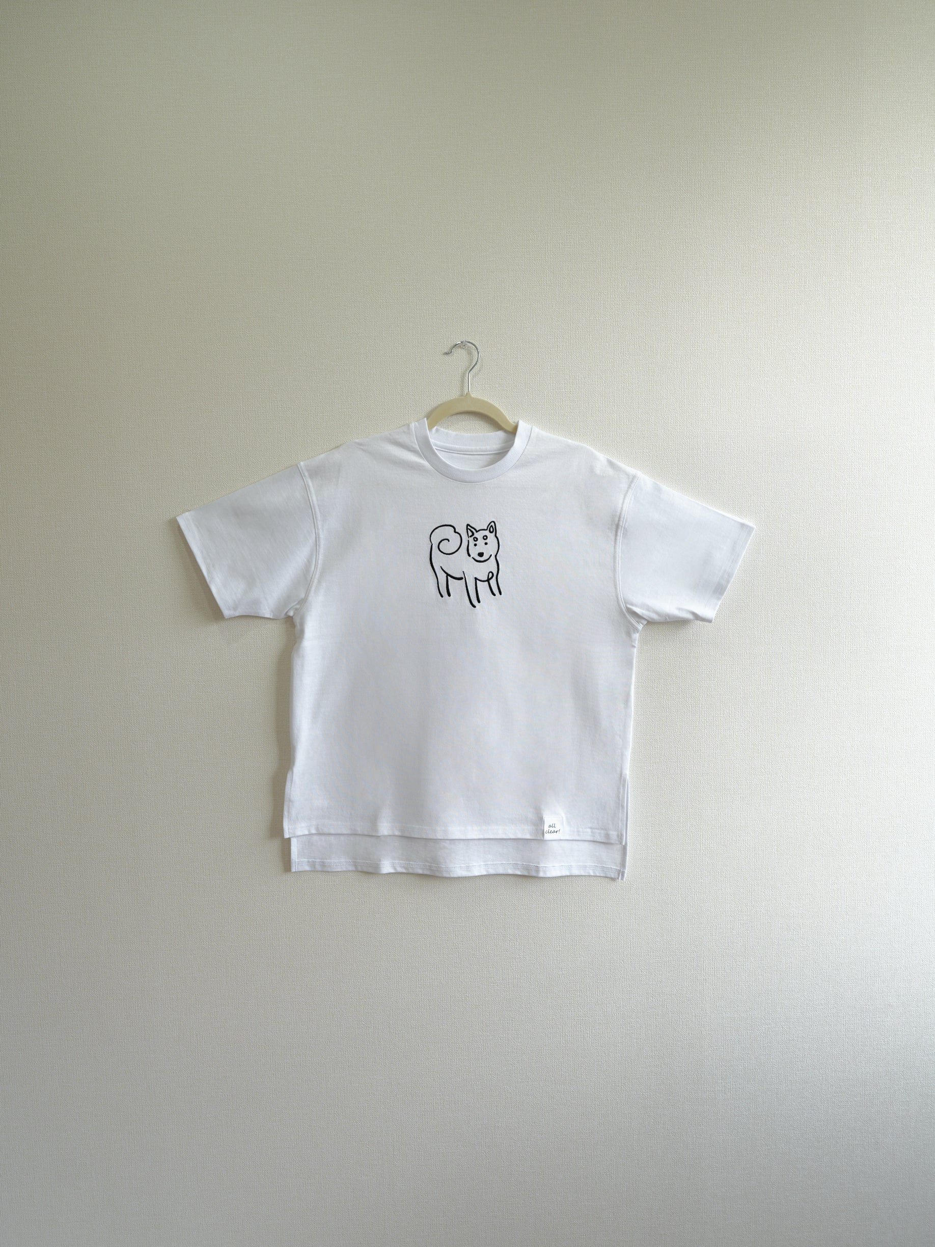 DOG刺繍Tシャツ(柴)