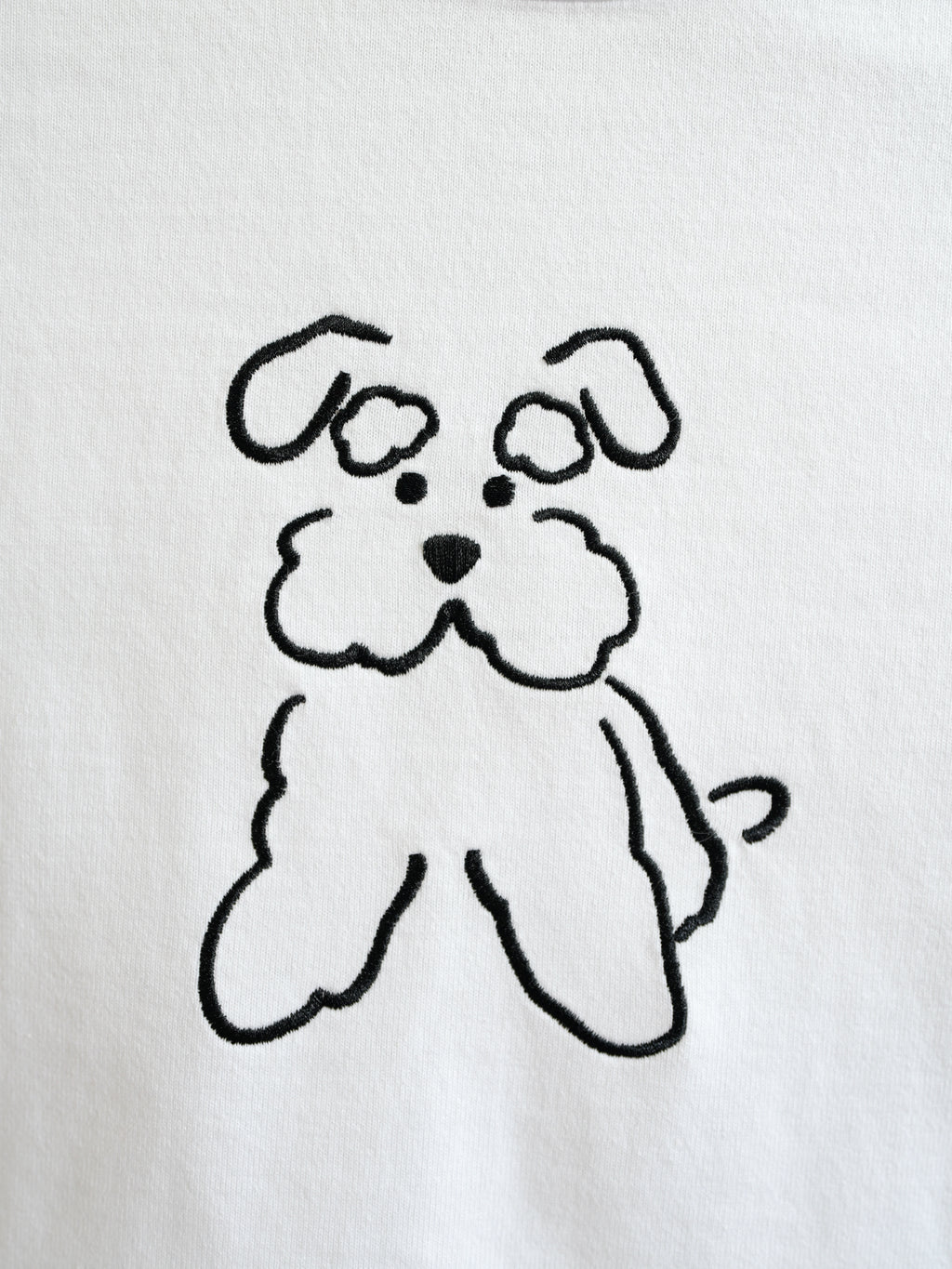 DOG刺繍Tシャツ(シュナウザー)