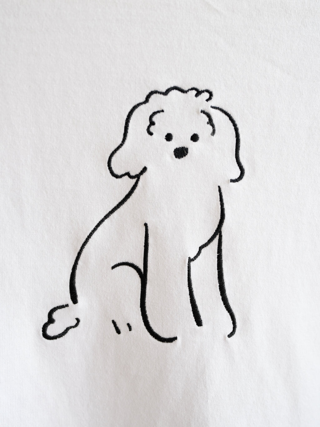 DOG刺繍Tシャツ(ドゥードル)