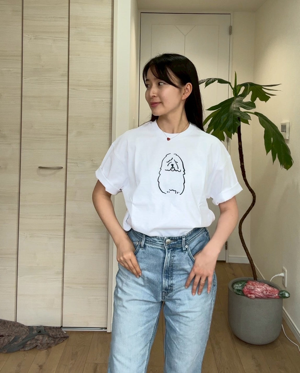 DOG刺繍Tシャツ(OES)