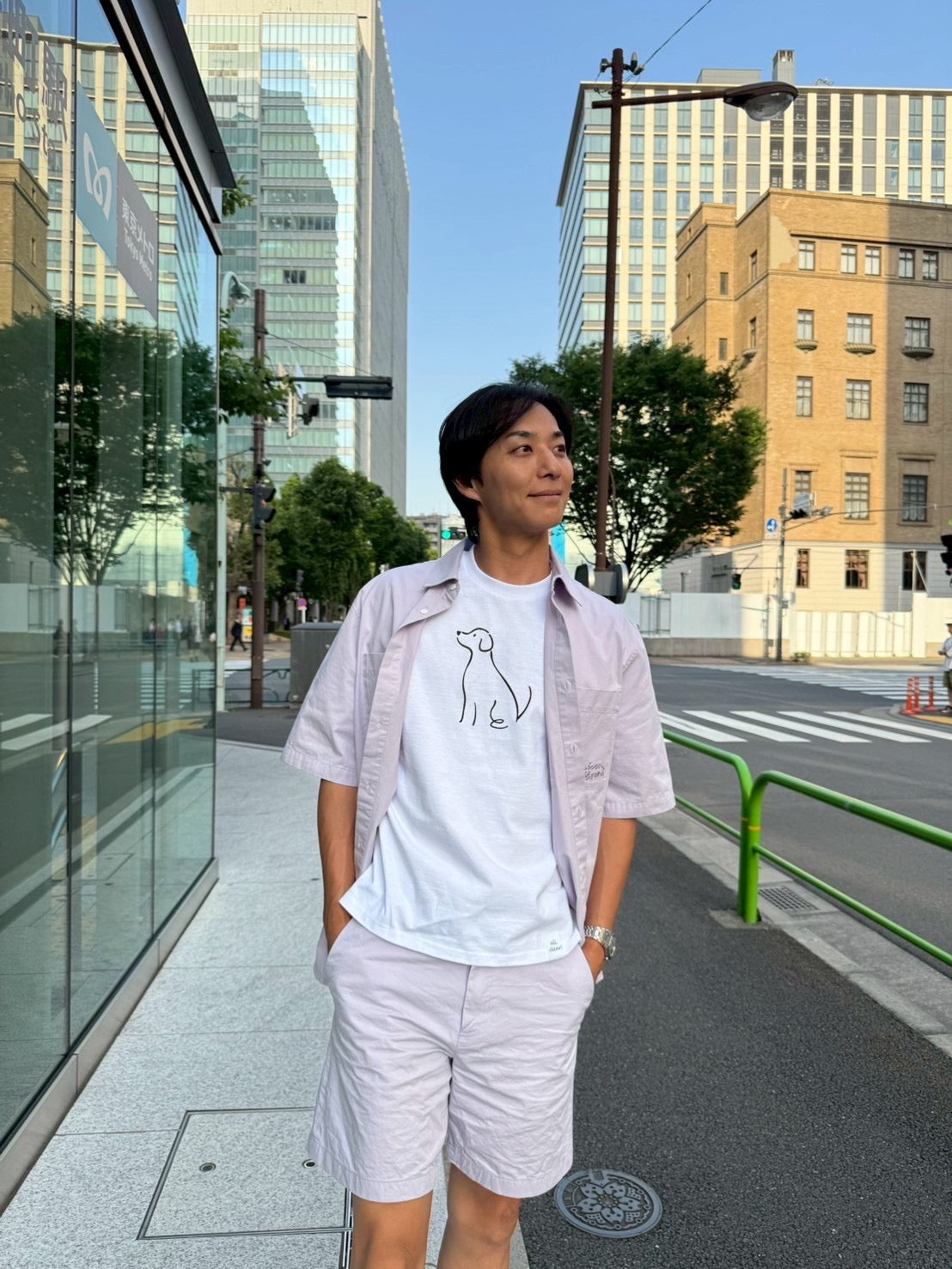 DOG刺繍Tシャツ(レトリバー)