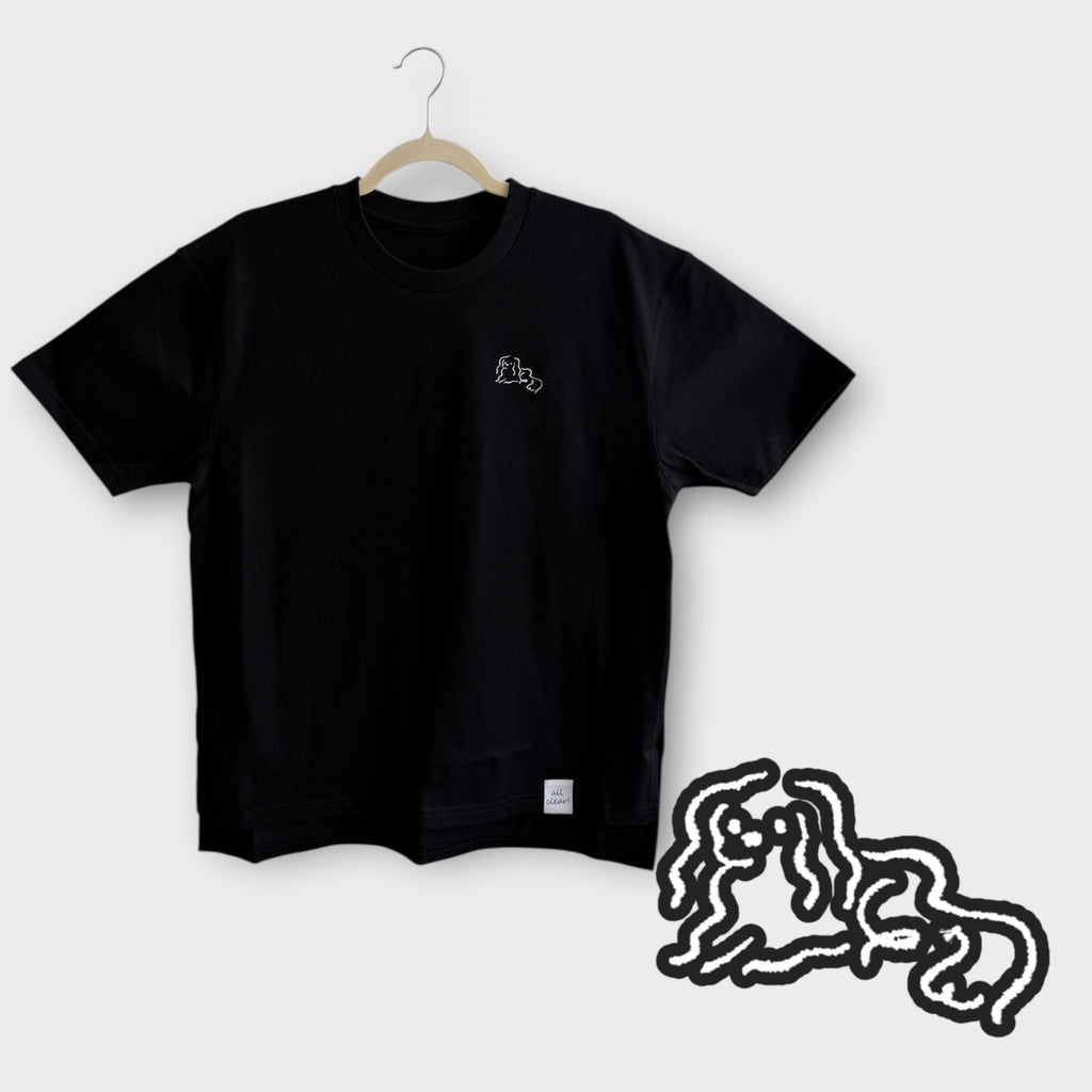 DOGミニ刺繍Tシャツ＜キャバリア＞